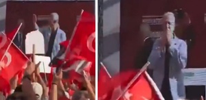 İYİ Parti’nin “Bayrak Açıyorum” mitingine Mansur Yavaş da katıldı