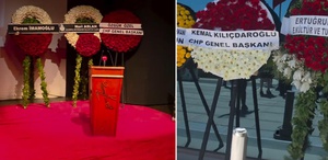 Kadir İnanır’ın cenazesinde çarpıcı kare Kılıçdaroğlu’nun çelengi kapıda kaldı