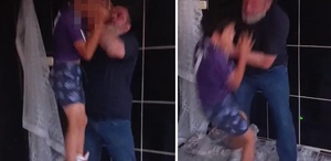 Parkta tartışan çocuğu kazmayla dövdü
