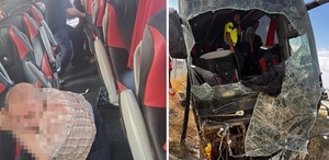Ankara-Niğde otoyolunda otobüs devrildi: 40 yaralı