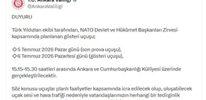 Ankara’da jet sesleri duyulacak Valilikten vatandaşlara uyarı
