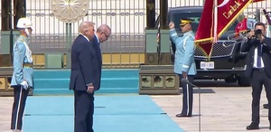 Beştepe’de Trump’a resmi tören