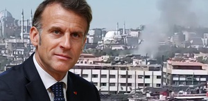 Şam’da Fransa Cumhurbaşkanı Macron’un kaldığı otelin yakınında patlama