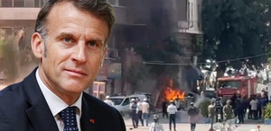 Şam’da Fransa Cumhurbaşkanı Macron’un kaldığı otelin yakınında patlama