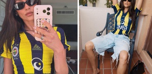 Dünyaca ünlü oyuncu Shay Mitchell, Fenerbahçe formalı pozlarıyla büyüledi