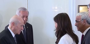 DEM Parti’den MHP lideri Devlet Bahçeli’ye ziyaret