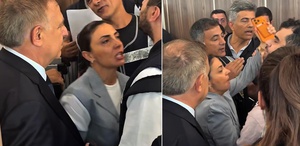 Bozbey’in davası öncesi tansiyon yükseldi Milletvekili ile polis arasında arbede