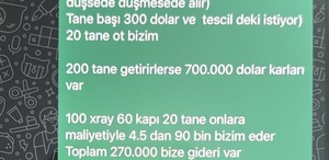 Memurların rüşvet yazışmaları Uyuşturucu taşıyan tır için 270 bin Euro istemişler
