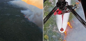 Antalya’nın Kaş ilçesinde orman yangını çıktı Ekipler havadan ve karadan müdahale ediyor