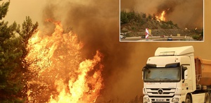 Muğla’da orman yangını Evler tahliye edildi, iki birbirine bağlayan yol kapatıldı