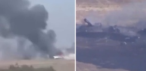 ABD’ye ait F-35 savaş uçağı, askeri üste düştü