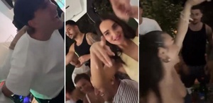 Tanıdınız mı Ünlü isim içip içip kendinden geçti