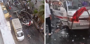 Suriye’nin başkenti Şam’da minibüste patlama: Ölü ve yaralılar var