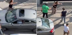 Yol ortasındaki kavgaya damga vuran söz: Kocanı aldım elinden, çatla