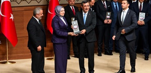 Cumhurbaşkanlığı Külliyesi’nde Haberler.com’a büyük ödül