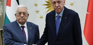 Mahmud Abbas Ankara’da Cumhurbaşkanı Erdoğan, Filistin Devlet Başkanı’nı resmi törenle karşılıyor