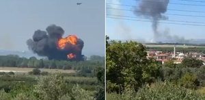 Yalova’da F-16 eğitim uçağı düştü
