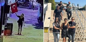 Ters kelepçe ile alındı İşte bayrağımızı yakan o alçağın savunması