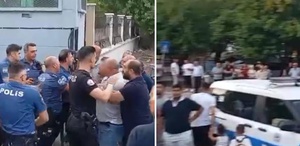 Şehri ayağa kaldıran istismar iddiası Yüzlerce kişi karakolun önünde toplandı