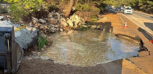 Bodrum’da Su Hattında Patlama
