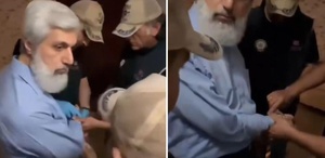 Alparslan Kuytul’a kelepçe takıldığı an Yüz ifadesi de sözleri de bomba