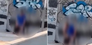 Güpegündüz çatıda ilişkiye girdiler