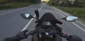 Kask kamerasına yansıyan ölümlü kaza