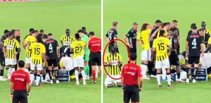 Dün geceye damga vuran anlar Arkadaşının hareketsiz yattığını görünce dua etti