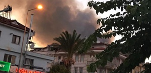 Muğla’nın Fethiye ilçesinde orman yangını