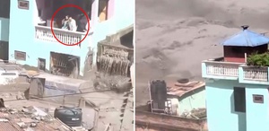 Nepal’den gelen bir görüntü izleyenleri dehşete düşürdü
