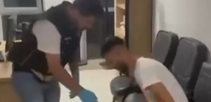 Suriyeli şahsın protez bacağından çıkanlar akıllara durgunluk verdi