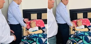 Suriye’de cumhurbaşkanı danışmanı olarak atanan Mazlum Abdi’den hastane ziyareti