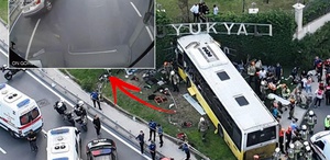 2 kişinin öldüğü İETT otobüsü kazası araç içi kamerasında