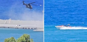 Girne açıklarında batan gemide kurtarma çalışmaları sürüyor: Zamanla yarış kamerada