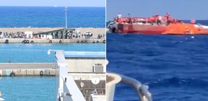 KKTC’nin Girne açıklarında 267 kişiyi taşıyan yolcu gemisi battı