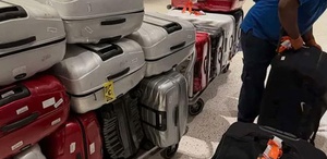 Türkiye’de 3 ay tatil yaptı ABD’ye tam 16 adet valizle geri döndü