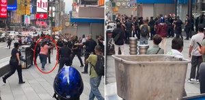 Dünyaca ünlü Times Square Meydanı’nda dehşet Polis kurşunuyla durduruldu