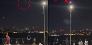 Polis dronu bu kez Üsküdar’da Anonsu duyanlar uzaklaştı