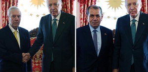 Dolmabahçe’de futbol zirvesi Cumhurbaşkanı Erdoğan 4 büyüklerin başkanlarını kabul etti