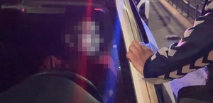 Yolun ortasında uyudu, yediği cezayla kendine geldi
