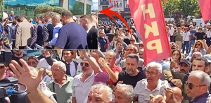 Üsküdar’da gergin dakikalar Seçim bitti, AK Partililer belediye binasına koştu