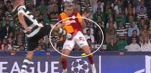 Galatasaray, Sporting karşısında kırmızı kart bekledi