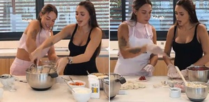 Neymar sevgilisi ve eski sevgilisini mutfağa sokup yemek yemek yaptırdı