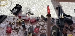 Ev sahibi çifti öldüren kiracının evinden çok sayıda silah çıktı