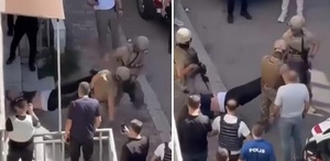Özel Harekat polisleri, 2 kişiyi öldüren saldırganı binadan böyle çıkardı