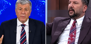 Canlı yayında bir anda tansiyon yükseldi Birbirlerine girdiler