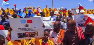 Somali’de Türkiye’ye destek gösterileri düzenlendi