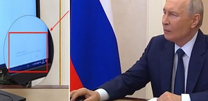 Duma seçimlerinde çevrimiçi oy kullanan Putin’in bilgisayarındaki işletim sisteminin lisanssız olduğu fark edildi