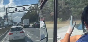 İstanbul trafiğinde skandal anlar: Ambulansa dakikalarca yol vermedi