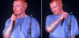 Ed Sheeran sahnede gözyaşlarını tutamadı: Gazze’de yaşananlar savunulamaz